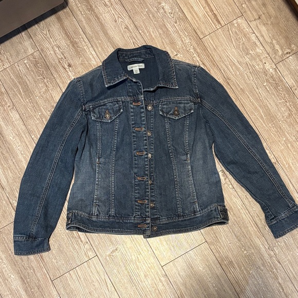 Coldwater Creek Dark Blue Jean Jacket - Picture 1 of 5